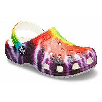 Crocs Klassiska Tie-Dye Graphic Clogs Tjej Olika Färger | Sverige 1492PJJQ